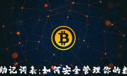 
以太坊助记词表：如何安全管理你的数字资产